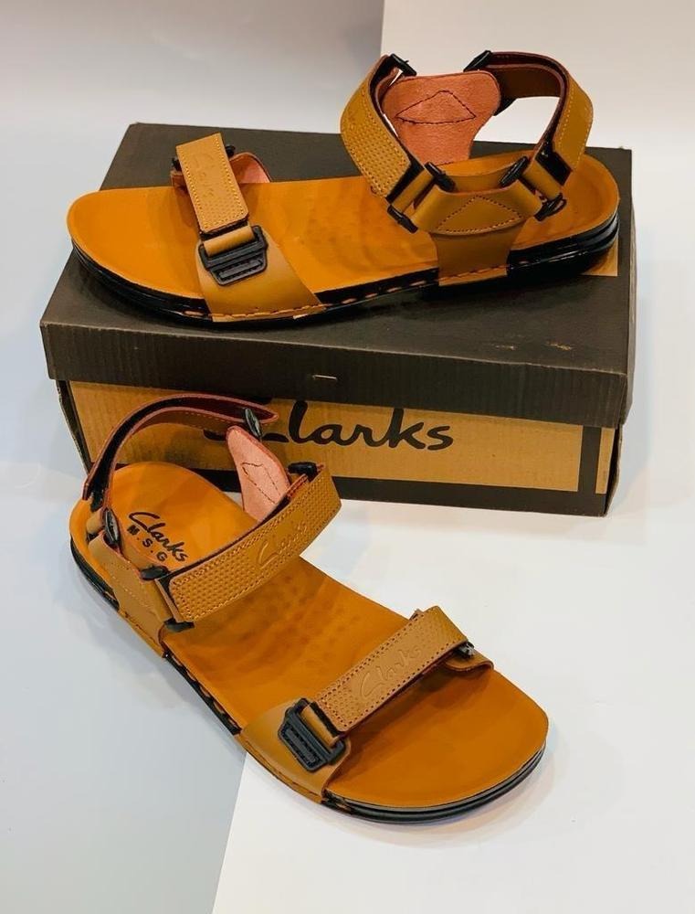 Men's Classic Sports Sandals, Mustard